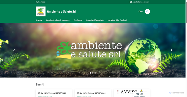 Security scan screenshot of https://www.ambientesora.it