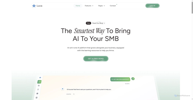 Security scan screenshot of http://ask-luca.pages.dev/