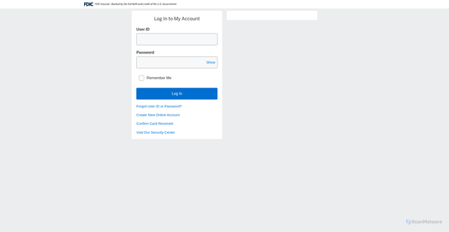 Security scan screenshot of https://m.amex/alertprofile