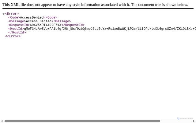 Security scan screenshot of https://steamcloud-sto.s3.dualstack.eu-north-1.amazonaws.com/