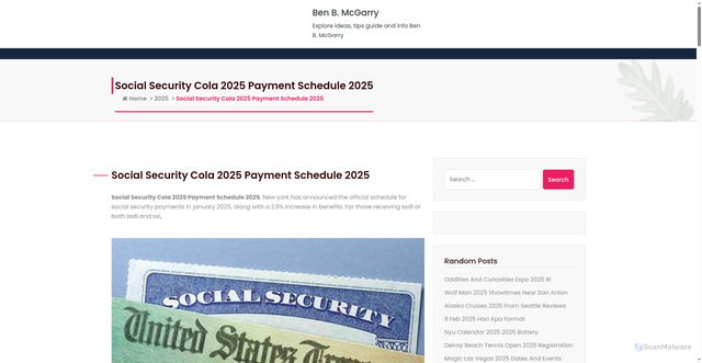 Security scan screenshot of https://benmcgarryb.pages.dev/yodqt-2025-social-security-cola-2025-payment-schedule-2025-ybgkq/