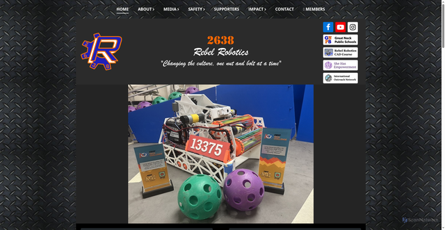 Security scan screenshot of https://gnsrobotics.com