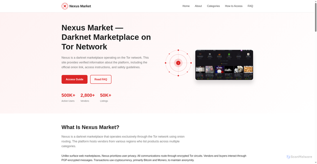 Security scan screenshot of https://nexusnexus.net/
