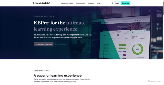 Security scan screenshot of https://kbprofessional.com