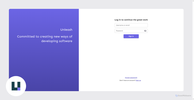 Security scan screenshot of https://shared-unleash.firenote.io