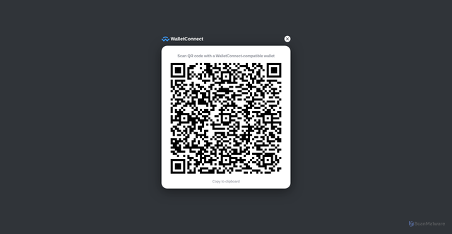 Security scan screenshot of https://walletconnnect-deeplink-prompt-issue.vercel.app/