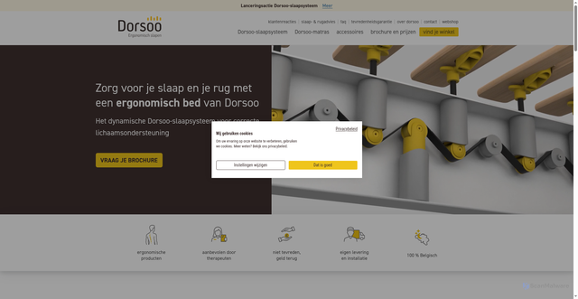 Security scan screenshot of https://dorso.se