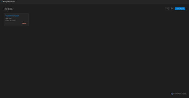 Security scan screenshot of https://etoogleappengine-5eh2w3zw86.edgeone.app/