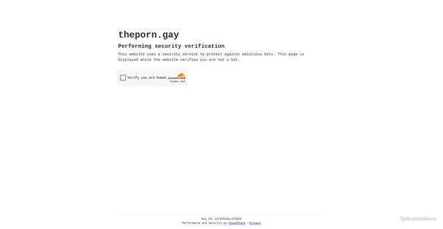 Security scan screenshot of https://theporn.gay