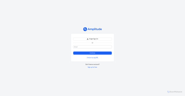 Security scan screenshot of https://app.eu.amplitude.com