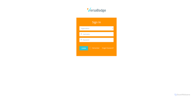 Security scan screenshot of https://clearlake.versabadge.com