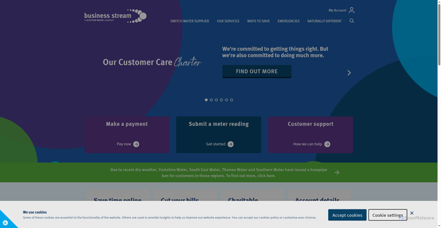 Security scan screenshot of https://www.business-stream.co.uk/
