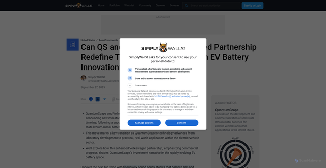 Security scan screenshot of https://simplywall.st/stocks/us/automobiles/nyse-qs/quantumscape/news/can-qs-and-volkswagens-expanded-partnership-redefine-their-c