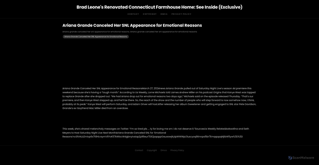 Security scan screenshot of https://sinarcerdasspot-be88a3ab5d-dphz94zvzthg.edgeone.dev/ariana-grande-canceled-her-snl-appearance-for-emotional-reasons.html