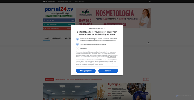 Security scan screenshot of https://portalik24.pl