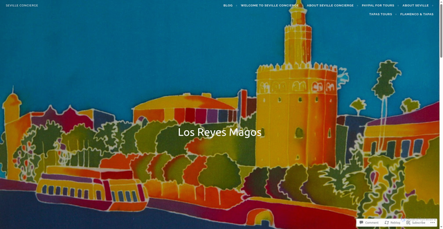 Security scan screenshot of https://sevilleconcierge.com/2013/01/05/los-reyes-magos/