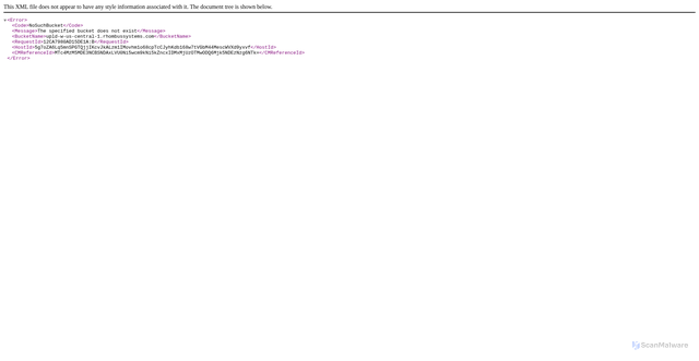 Security scan screenshot of https://upld-w-us-central-1.rhombussystems.com