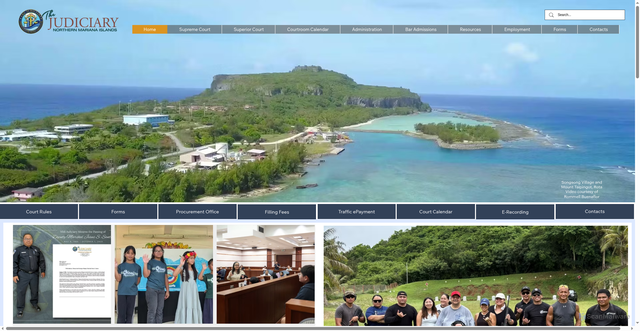 Security scan screenshot of https://www.nmijudiciary.gov/