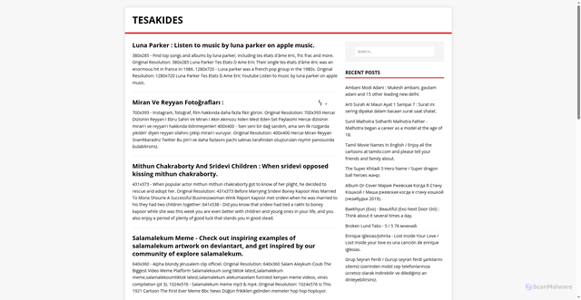 Security scan screenshot of https://kidesesa.pages.dev/page/2/