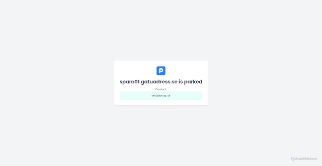 Security scan screenshot of https://spam01.gatuadress.se:443/cgi-mod/mark.cgi
