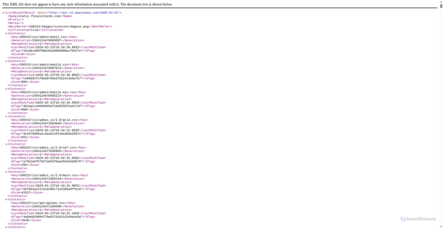 Security scan screenshot of https://static.finalsitecdn.com