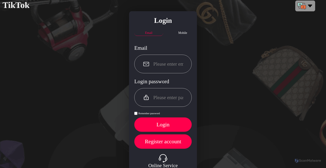 Security scan screenshot of https://tk-shopmarkets.com/