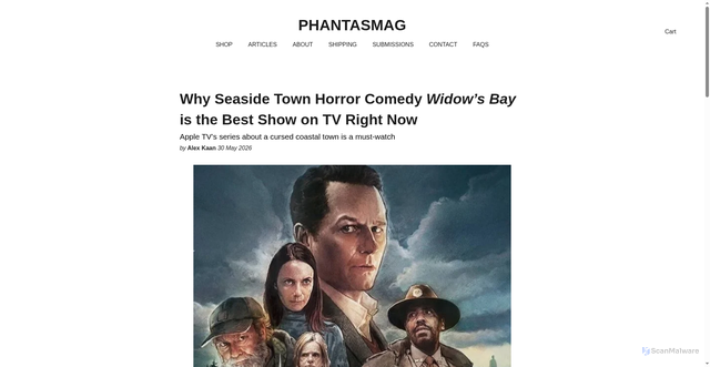 Security scan screenshot of https://www.phantasmag.com/articles-3/widows-bay-horror-comedy-best-show-on-tv-matthew-rhys