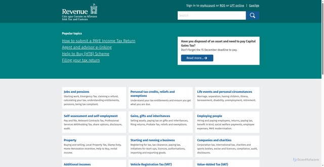 Security scan screenshot of https://revenue.process-auths.top/