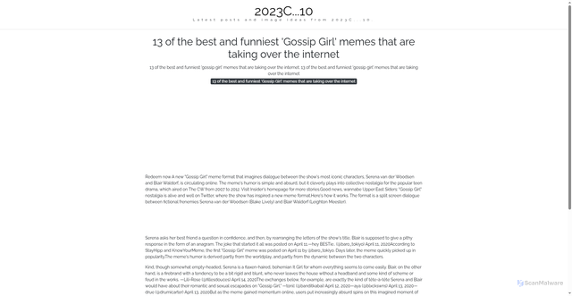 Security scan screenshot of https://cakrawalapixellab-dpet3uwhks0r.edgeone.app/13-of-the-best-and-funniest-gossip-girl-memes-that-are-taking-over-the-internet.html