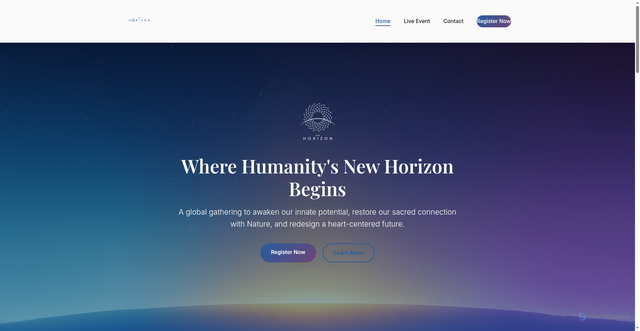 Security scan screenshot of https://ourhorizon.pages.dev/contact.html