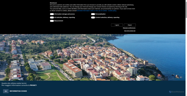 Security scan screenshot of https://www.comune.pollina.pa.it/hh/index.php?jvs=0&acc=1