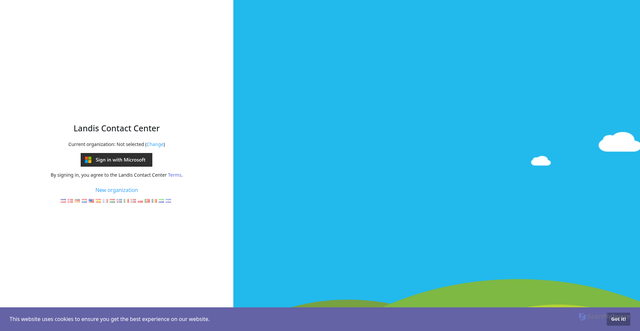 Security scan screenshot of https://cc.landis.cloud