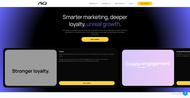 Security scan screenshot of https://alpineiq.com