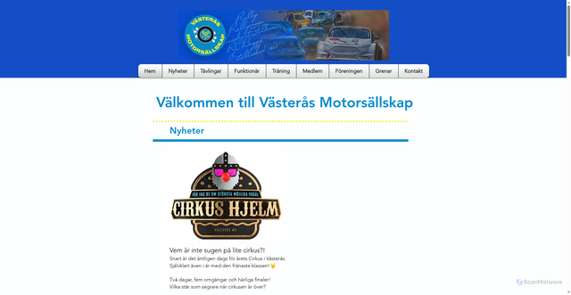 Security scan screenshot of https://vasterasms.se