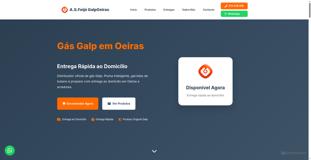 Security scan screenshot of http://galpgasoeiras.com/