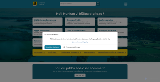 Security scan screenshot of http://www.lillaedet.se
