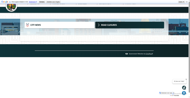 Security scan screenshot of https://www.lansingmi.gov/