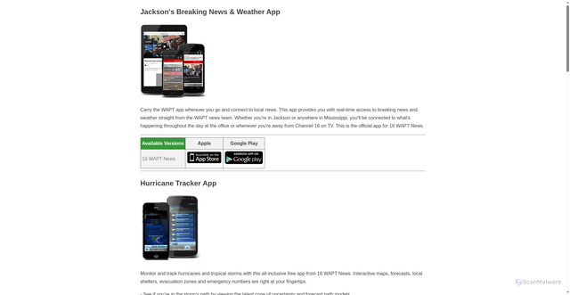 Security scan screenshot of https://d2cmvbq7sxx33j.cloudfront.net/jac/wapt_apps.html