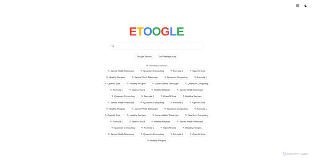 Security scan screenshot of https://etoogle-hn8iksnvav.edgeone.app/