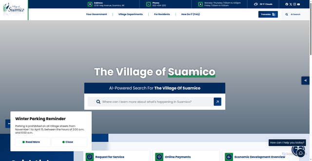 Security scan screenshot of https://suamicowi.gov/