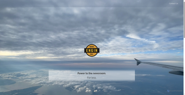 Security scan screenshot of https://newsengin.com