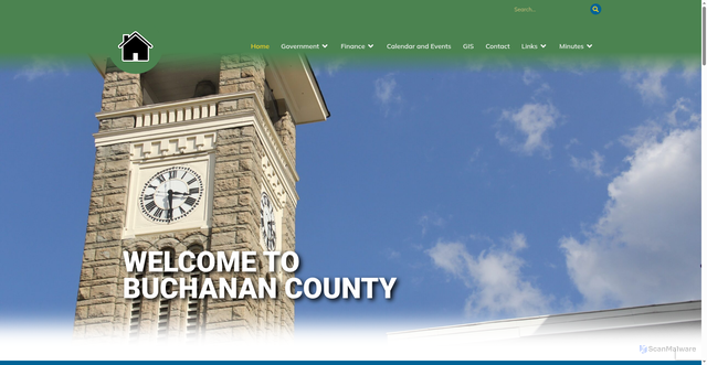 Security scan screenshot of https://buchanancountyvirginia.gov/