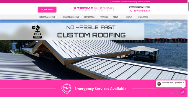 Security scan screenshot of https://xtremeroofingpros.com