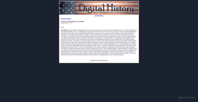 Security scan screenshot of https://www.digitalhistory.uh.edu/disp_textbook.cfm?smtid=3&psid=713