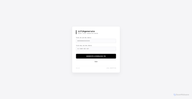 Security scan screenshot of https://iitikgenerate-8oi5fv5vqb.edgeone.app/