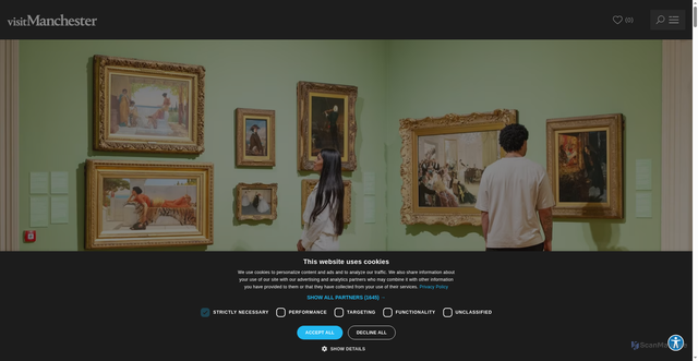 Security scan screenshot of https://www.visitmanchester.com/things-to-see-and-do/