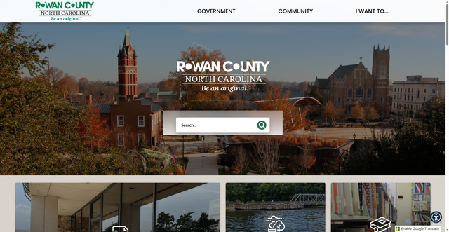 Security scan screenshot of https://www.rowancountync.gov/