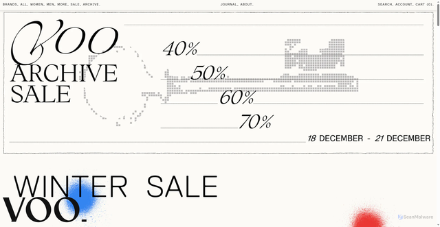 Security scan screenshot of https://voostore.com