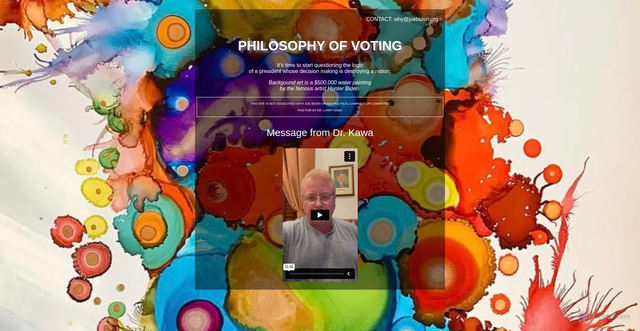 Security scan screenshot of https://joebiden.org/