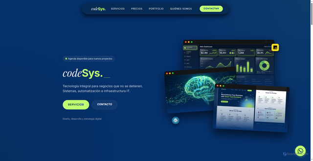 Security scan screenshot of https://codesys.com.ar/